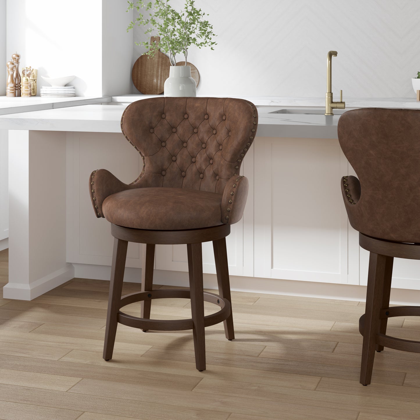 Mid-City Wood Stool