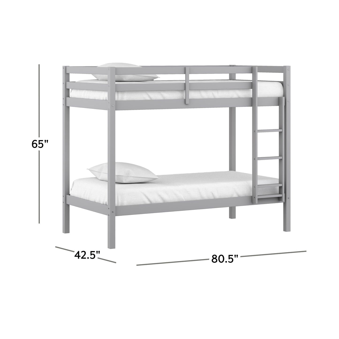 Caspian Wood Twin Loft Bed
