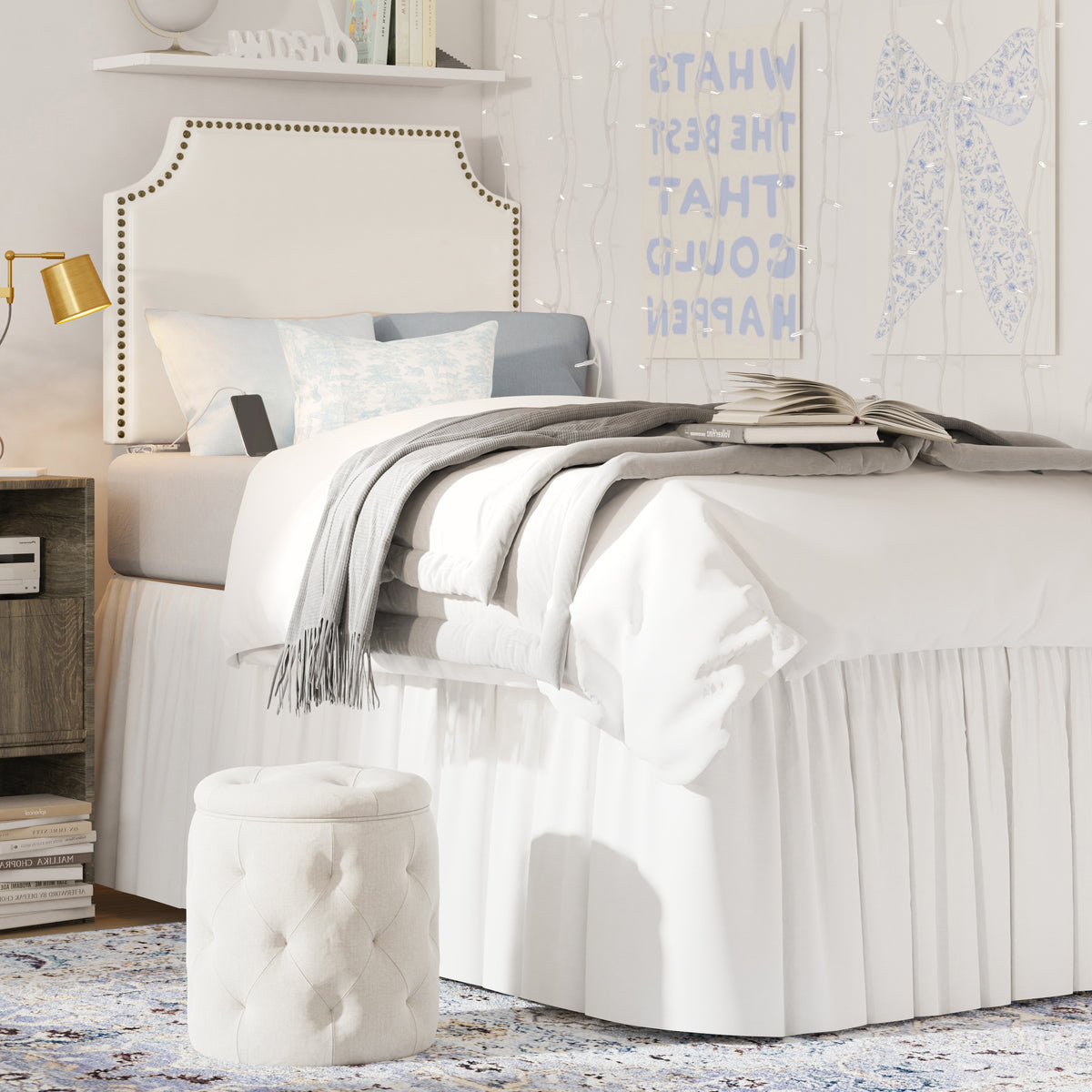 Chapin Upholstered Hanging Headboard