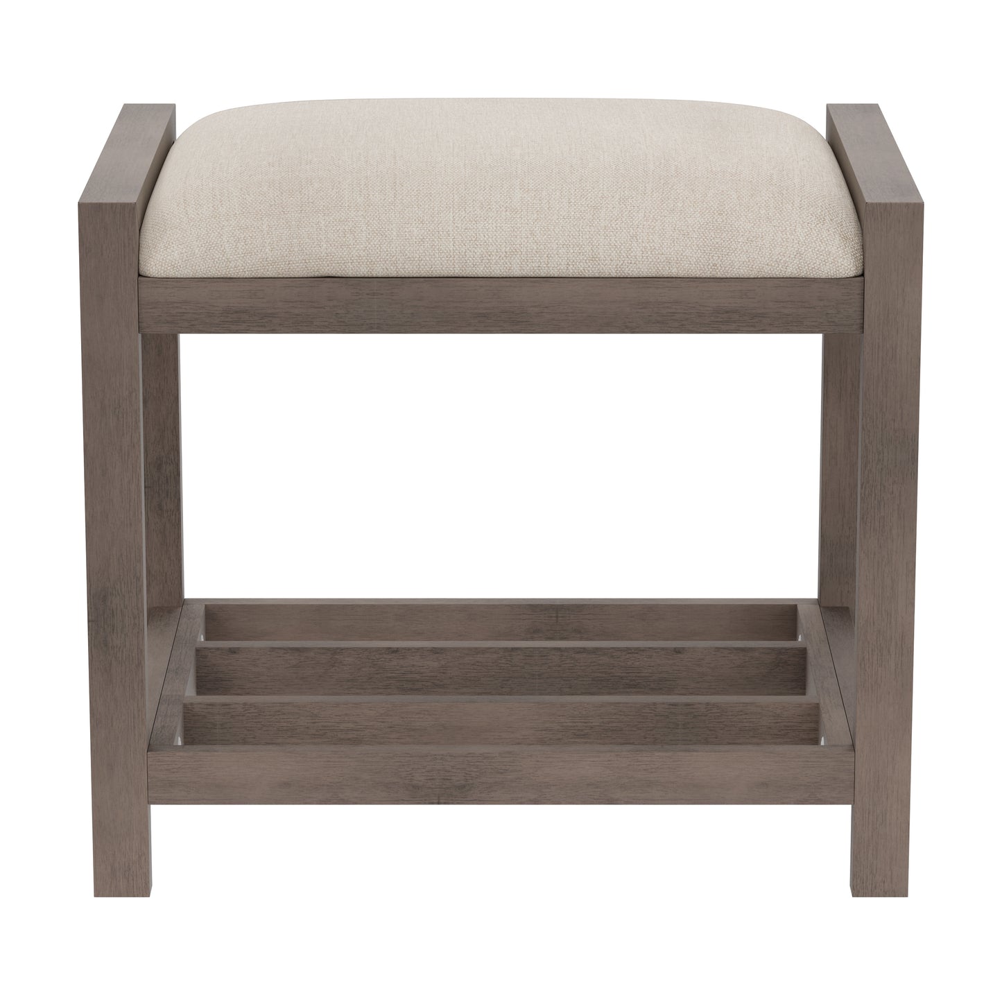 Amelia Wood Vanity Stool