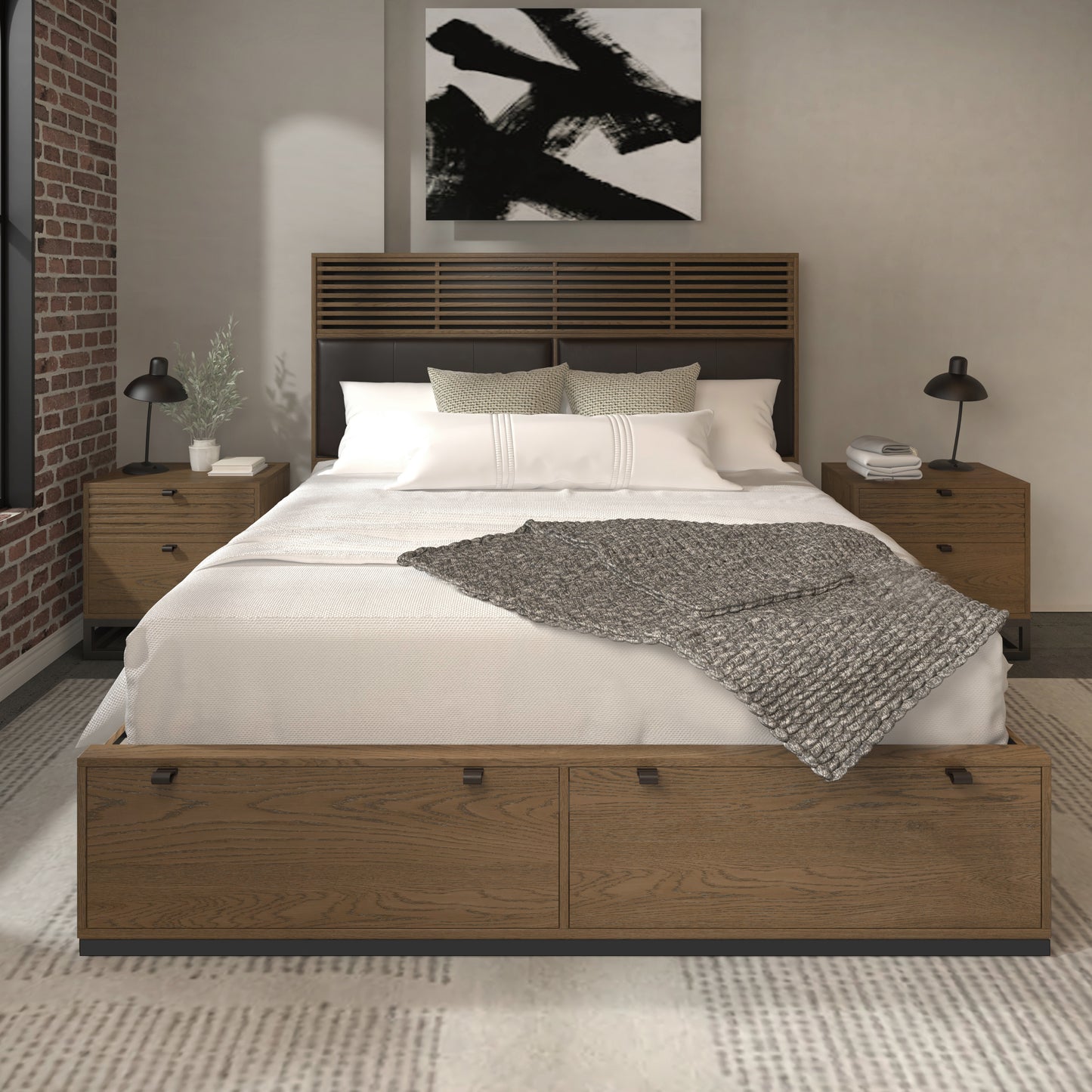 Reserve Wood Storage Bed