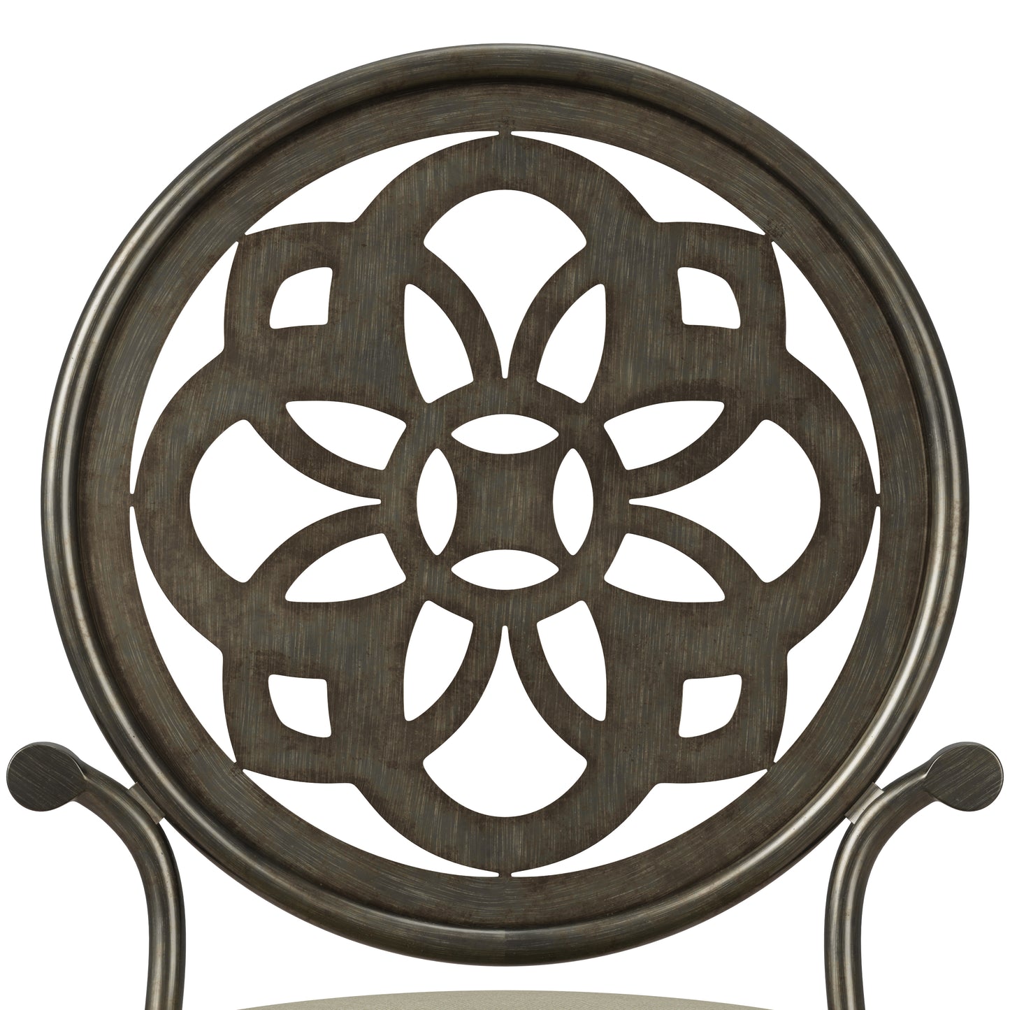 Marsala Metal Vanity Stool