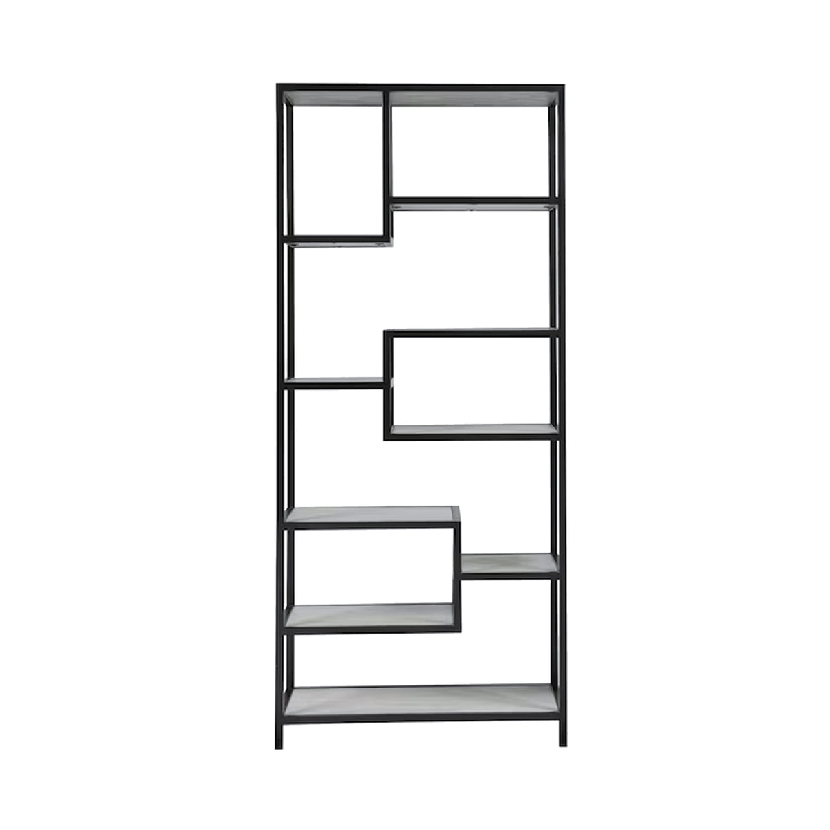 Haze Metal and Wood Etagere