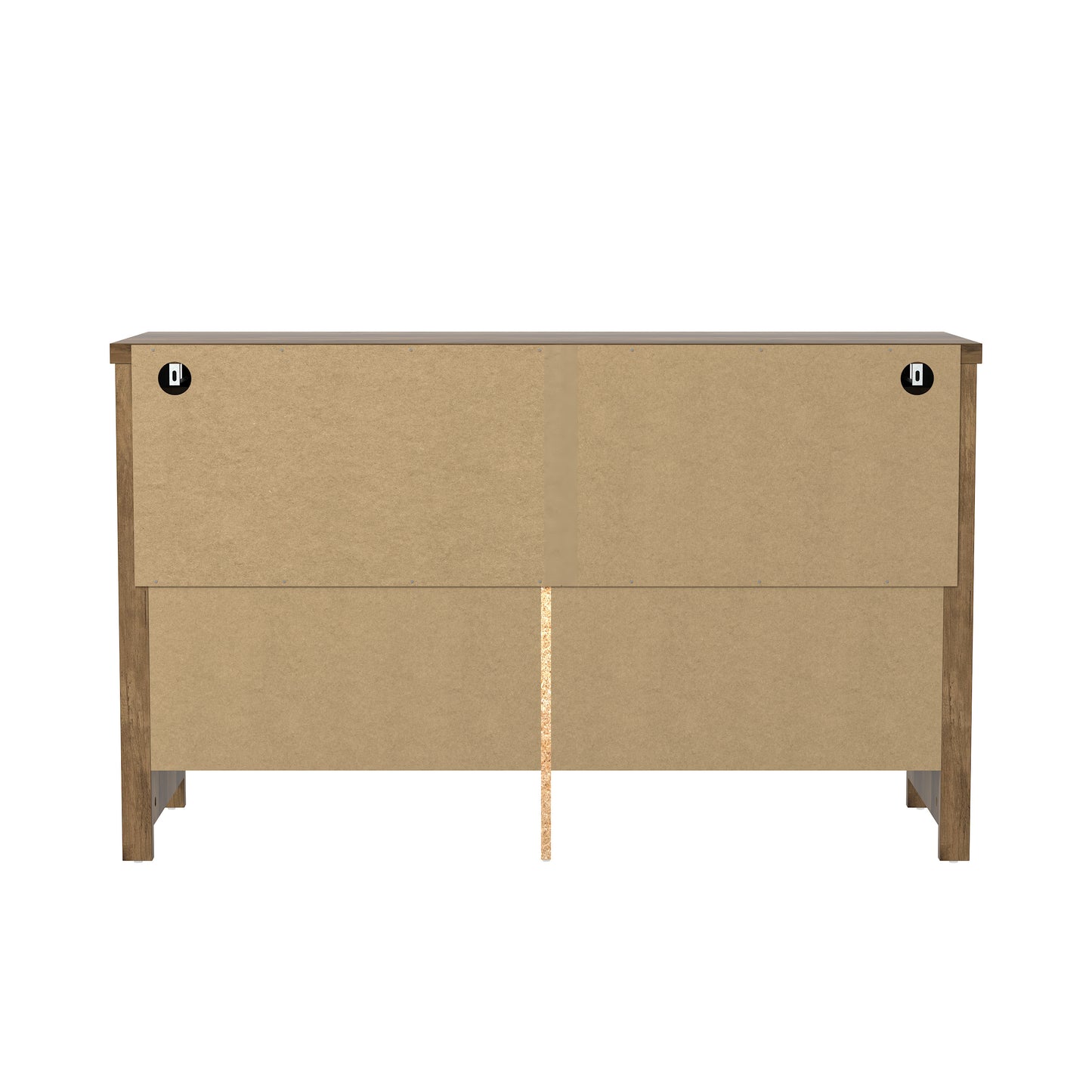 Lancaster Wood 6 Drawer Dresser