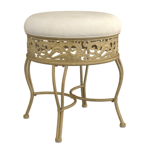 Villa III Metal Vanity Stool
