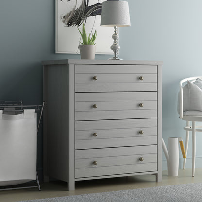 Harmony Wood 4 Drawer Dresser