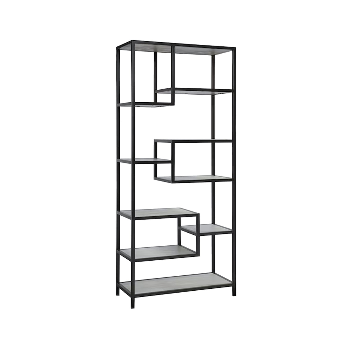 Haze Metal and Wood Etagere