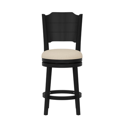 Clarion Wood Swivel Stool
