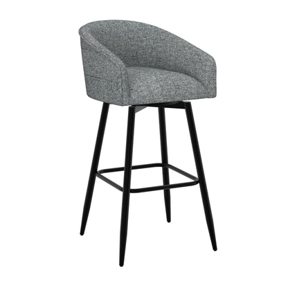 Barrel Back Graphite Black