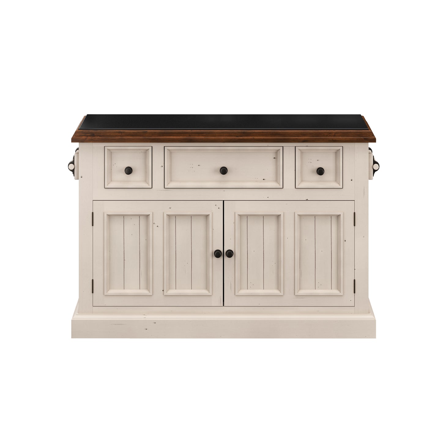 Tuscan Retreat Wood Kitchen Island