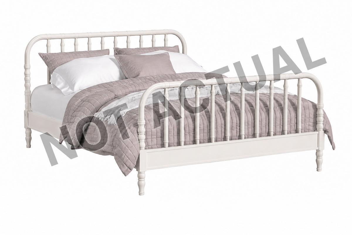 Rego Wood Spindle Queen Platform Bed