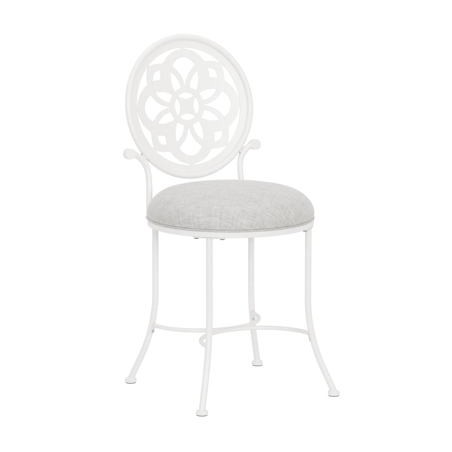 Marsala Metal Vanity Stool