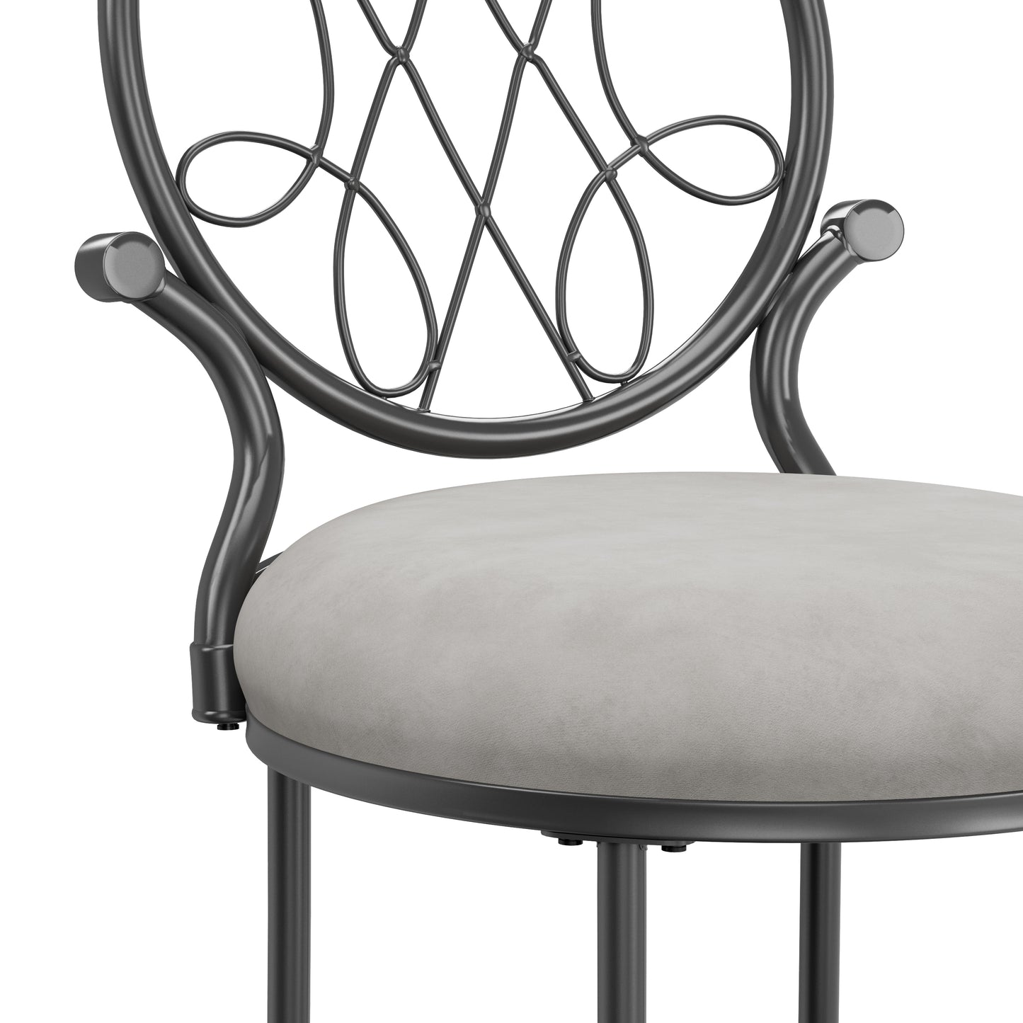 O'Malley Metal Vanity Stool