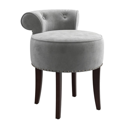 Lena Wood Vanity Stool