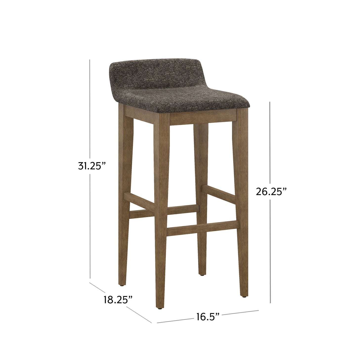 Renmark Wood Stool