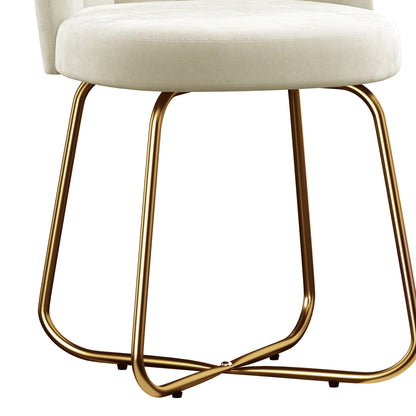 Catalina Metal Vanity Stool