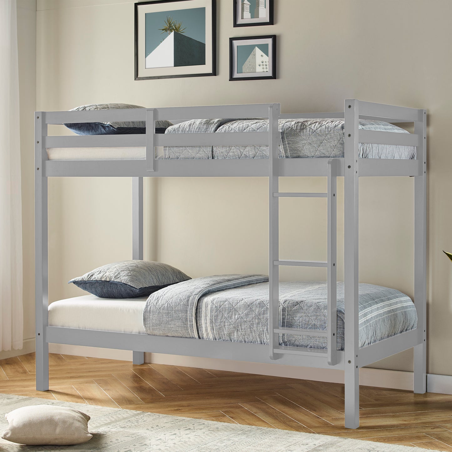 Caspian Wood Twin Loft Bed