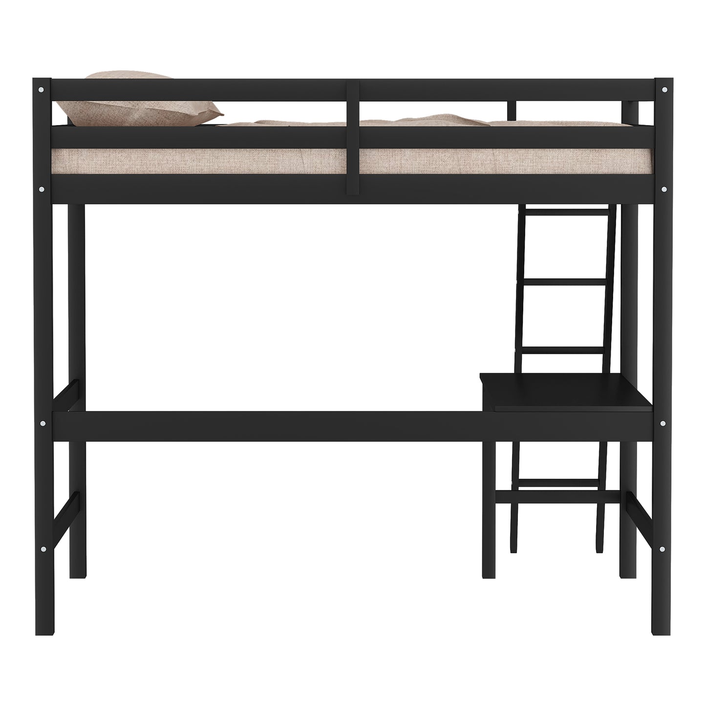 Caspian Wood Twin Loft Bed