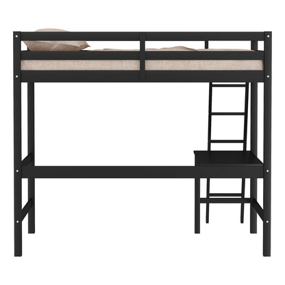 Caspian Wood Twin Loft Bed