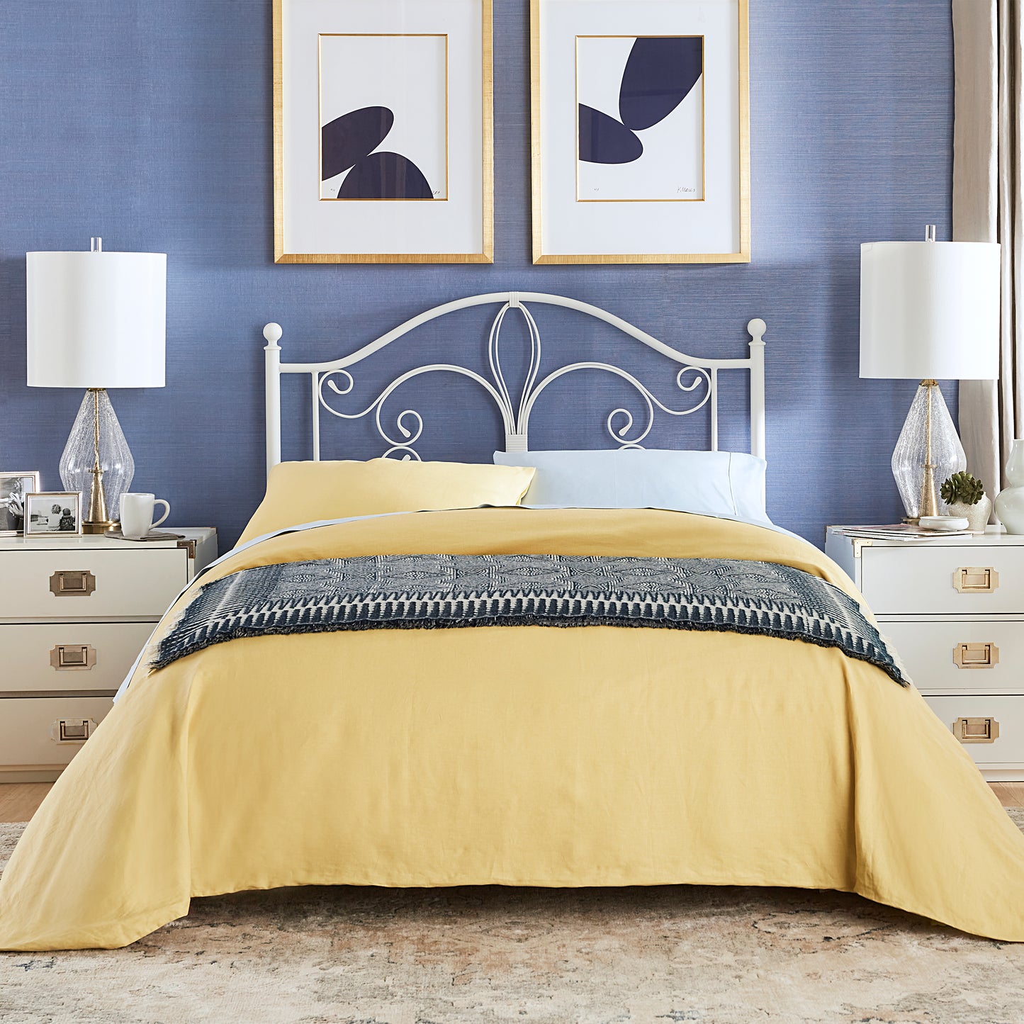 Ruby Metal Headboard