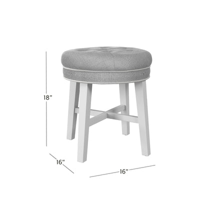 Sophia Wood Vanity Stool