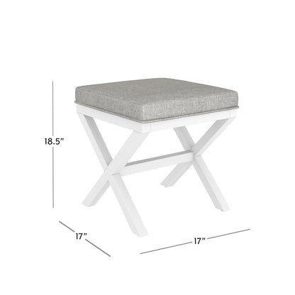 Somerset Wood Vanity Stool