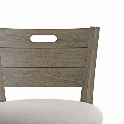 Rhys Wood Counter and Bar Stools