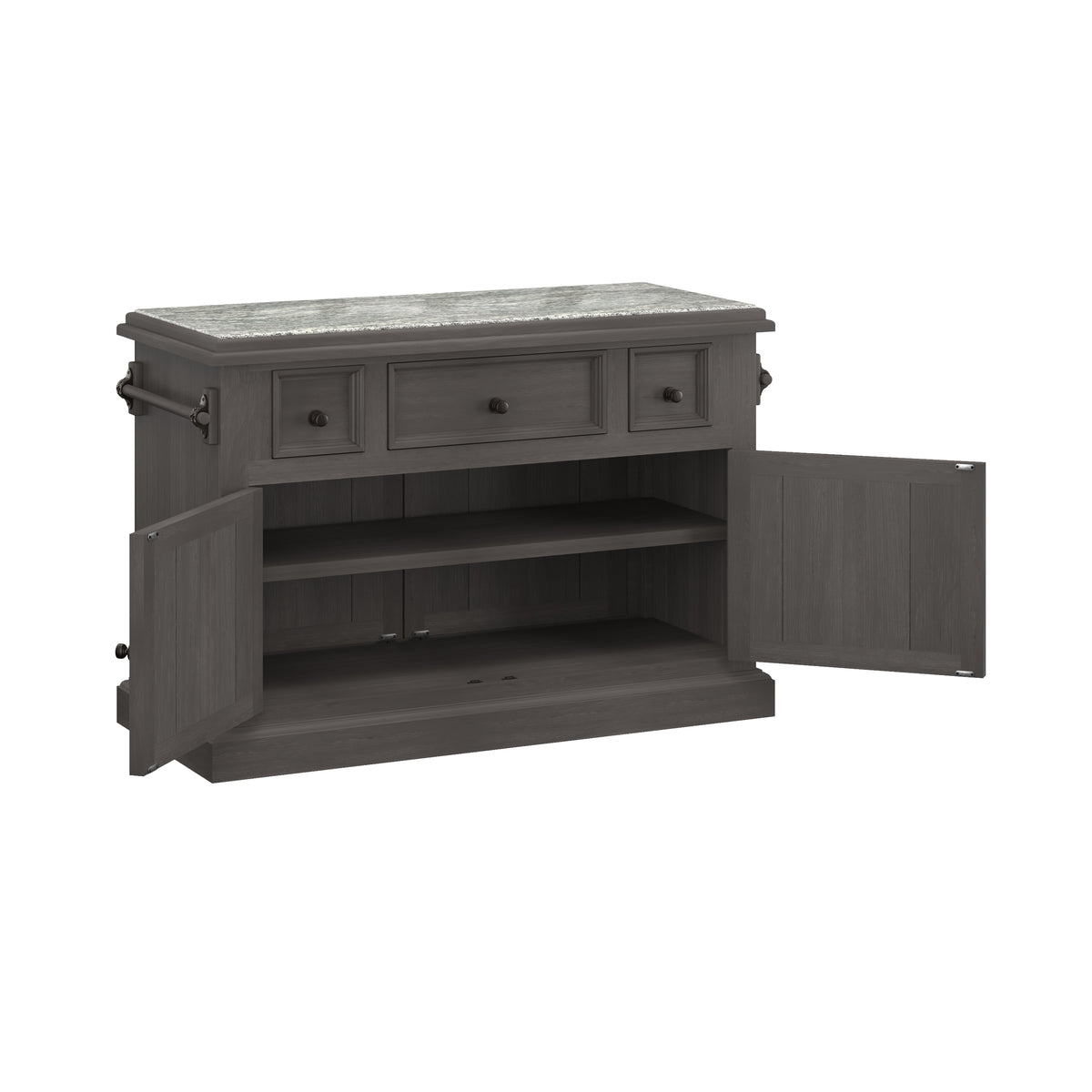 Tuscan Retreat Wood Kitchen Island