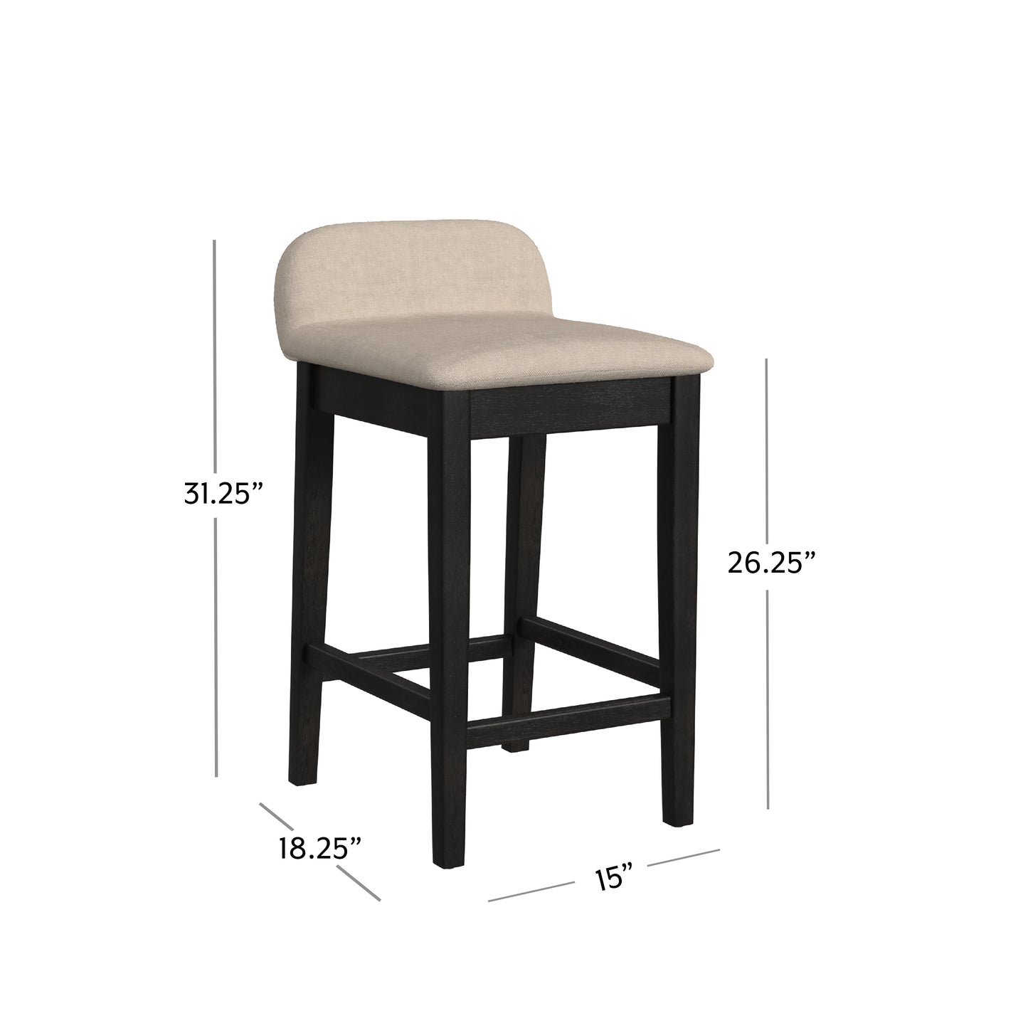 Renmark Wood Stool